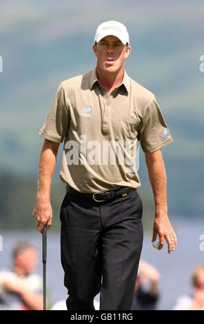 Golf - The Barclays Scottish Open - Fourth Round - Loch Lomond Stock Photo