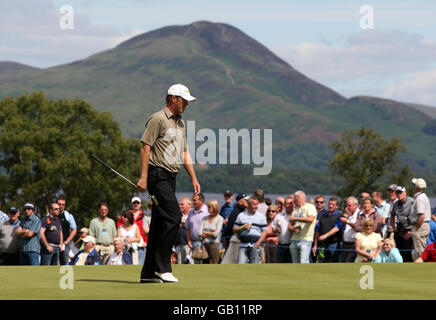 Golf - The Barclays Scottish Open - Fourth Round - Loch Lomond Stock Photo