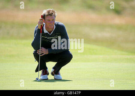 Golf - Open 2008 Championship - Day Three - Royal Birkdale Golf Club. England's Chris Wood during the third round of the Open Championship at the Royal Birkdale Golf Club, Southport. Stock Photo