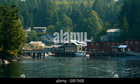 Telegraph Cove. Vancouver island. British Columbia. Canada Stock Photo