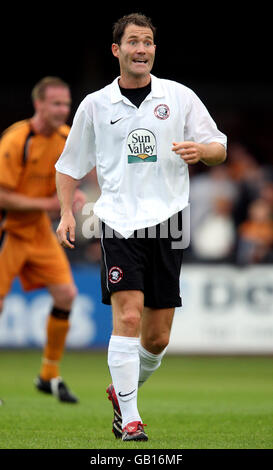 Soccer - Friendly - Hereford United v Wolverhampton Wanderers - Edgar Street Athletic Ground. Steve Guinan, Hereford United Stock Photo