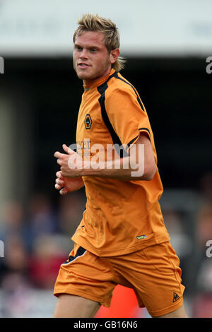 Soccer - Friendly - Hereford United v Wolverhampton Wanderers - Edgar Street Athletic Ground Stock Photo