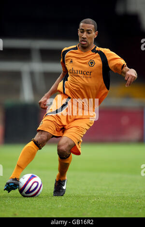 Soccer - Friendly - Hereford United v Wolverhampton Wanderers - Edgar Street Athletic Ground Stock Photo