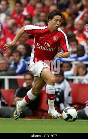 Soccer - The Emirates Cup - Arsenal v Real Madrid - Emirates Stadium. Samir Nasri, Arsenal Stock Photo