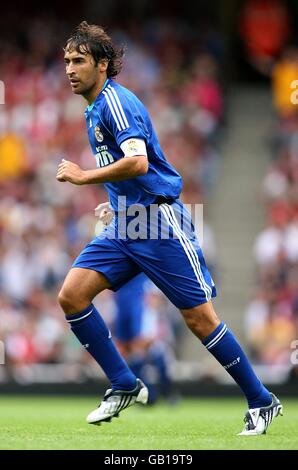 Soccer - The Emirates Cup - Arsenal v Real Madrid - Emirates Stadium. Raul, Real Madrid Stock Photo