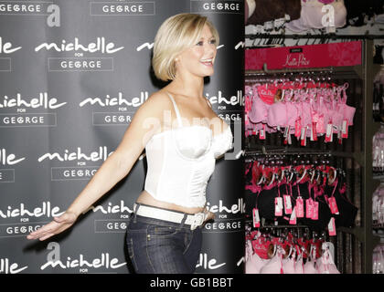 Suzanne Shaw launches a new range of lingerie, Michelle for George at Asda