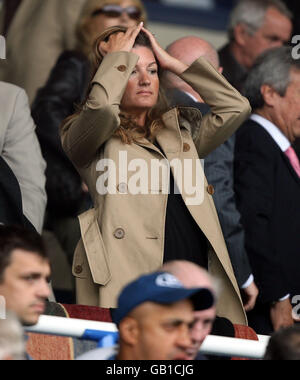 Birmingham City managing director Karren Brady in the stands Stock Photo