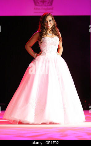 Miss England Grand Final 2008 - London. Jade Hollins, aged 17 from Rugby pictured during the Miss England 2008 Grand Final at Troxy in east London. Stock Photo