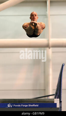 Great Britain's Peter Waterfield during an Olympic Diving Media Day at Pond's Forge, Sheffield. Stock Photo