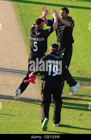 Cricket - Twenty20 Quarter Final - Durham v Glamorgan - Riverside Stock Photo
