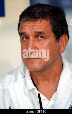 Soccer - FIFA Confederations Cup 2003 - Group B - Brazil v USA. Brazil's coach Carlos Alberto Parreira Stock Photo