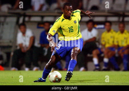 Soccer - FIFA Confederations Cup 2003 - Group B - Brazil v USA. Kleber, Brazil Stock Photo