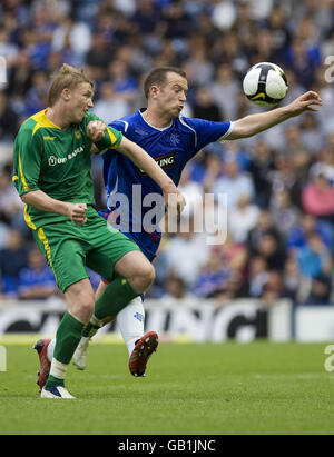 Soccer - UEFA Champions League - Qualifying - Second Round - First Leg - Rangers v FBK Kaunas - Ibrox Stock Photo