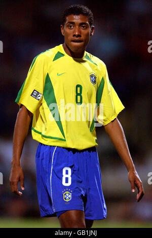 Soccer - FIFA Confederations Cup 2003 - Group B - Brazil v USA. Kleberson, Brazil Stock Photo