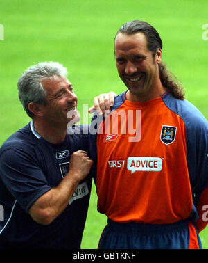 Soccer - FA Barclaycard Premiership - Manchester Stadium - Manchester City Press Day Stock Photo