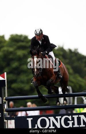 Equestrian - Hickstead International Horse Show - Day Four - All England Jumping Course Stock Photo