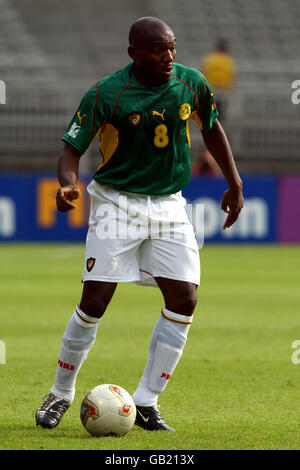 Soccer - FIFA Confederations Cup 2003 - Semi Final -Cameroon v Colombia. Geremi, Cameroon Stock Photo