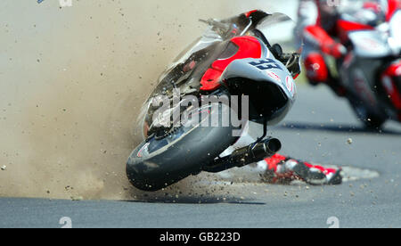 Motorcycling - Cinzano British Motorcycle Grand Prix - Donington Park Stock Photo