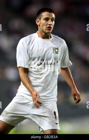 Soccer - Friendly - Milton Keynes Dons v Sheffield Wednesday - Stadium:mk. Luke Howell, Milton Keynes Dons Stock Photo