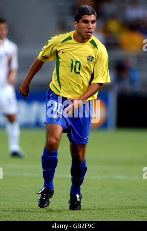 Soccer - FIFA Confederations Cup 2003 - Group B - Brazil v USA. Ricardinho, Brazil Stock Photo