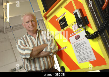 Retired Ambulance driver Tony McLaughlin, 54, who was involved in the emergency operation following the Omagh terrorist attack, 10 years ago on August 15th. Stock Photo