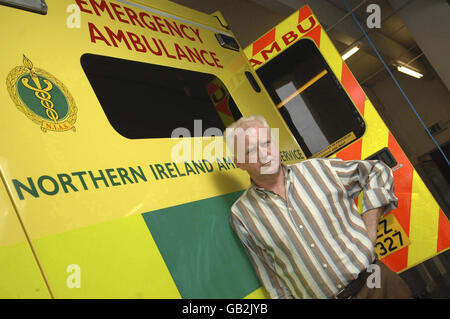 Retired Ambulance driver Tony McLaughlin, 54, who was involved in the emergency operation following the Omagh terrorist attack, 10 years ago on August 15th. Stock Photo