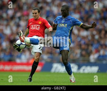 Soccer - Community Shield - Portsmouth v Manchester United - Wembley Stadium Stock Photo