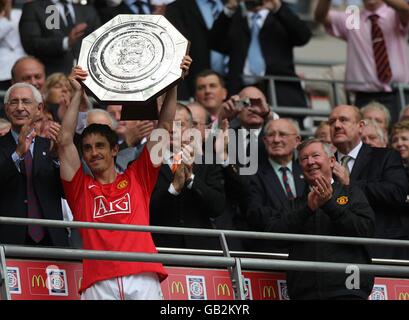 Soccer - Community Shield - Portsmouth v Manchester United - Wembley Stadium Stock Photo