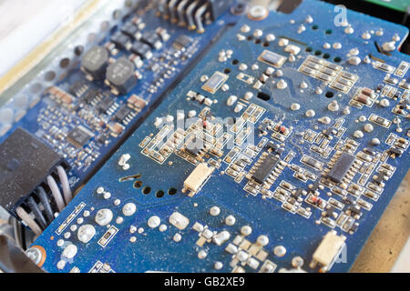 Part of the interior of an Apple iMac computer. Stock Photo