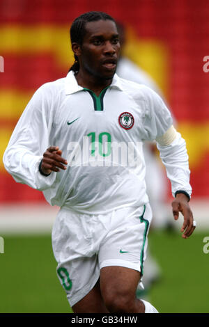 Soccer - International Friendly - Venezuela v Nigeria. Jay-Jay Okocha, Nigeria Stock Photo