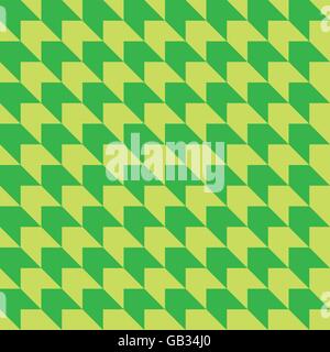 Seamless abstract green geometric background Stock Vector