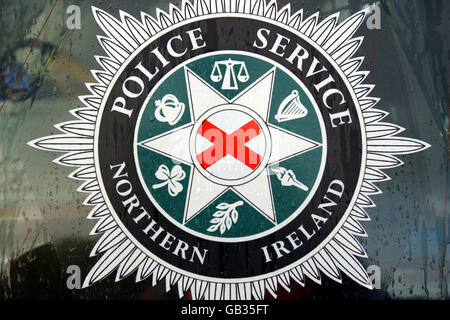 Police Service Northern Ireland crest Stock Photo