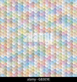 Colorful golf ball texture seamless pattern, geometric seamless pattern, sport pattern for background Stock Vector