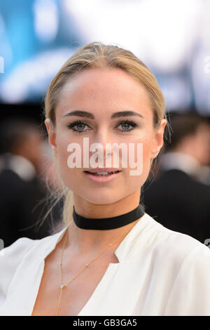 Kimberley Garner attending The Legend of Tarzan European Premiere held