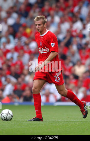 Soccer - FA Barclaycard Premiership - Liverpool v Chelsea. Igor Biscan, Liverpool Stock Photo