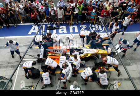 Formula One Motor Racing - Italian Grand Prix - Paddock Day - Monza Stock Photo