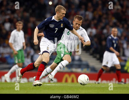 Soccer - Tennent's International Challenge - Scotland v Northern Ireland - Hampden Park Stock Photo