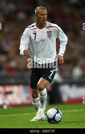 Soccer - International Friendly - England v Czech Republic - Wembley Stadium. David Beckham, England Stock Photo