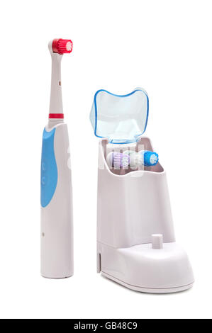 electrical toothbrush isolated on white background Stock Photo - Alamy
