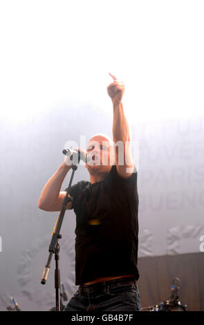 Nike Human Race Event - London. Moby performs during the Nike+ Human Race event at Wembley Stadium in north London. Stock Photo