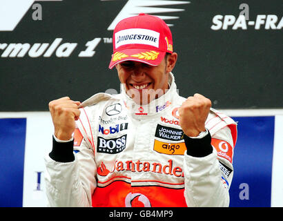 Formula One Motor Racing - Belgian Grand Prix - Spa Francorchamps Stock Photo