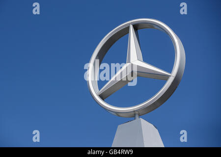 The Mercedes-Benz dealership in Ottawa, Ont., on July 5, 2016. Stock Photo