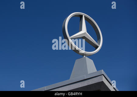 The Mercedes-Benz dealership in Ottawa, Ont., on July 5, 2016. Stock Photo