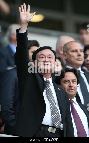 Soccer - Barclays Premier League - Manchester City v Chelsea - City of Manchester Stadium. Former Manchester City owner Thaksin Shinawatra in the stands Stock Photo