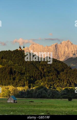 Church, Frauenberg, Pilgrimage Church, Mountains, Ennstaler Alps, Ardning, Styria, Austria Stock Photo