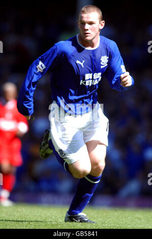 Soccer - FA Barclaycard Premiership - Everton v Liverpool. Wayne Rooney, Everton Stock Photo