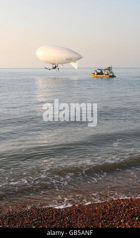 Air pedal powered channel bid Stock Photo