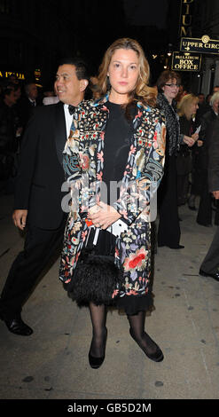 Barbara Broccoli arrives at The Story of James Bond: A Tribute to Ian Fleming held at the Palladium Theatre, London. Stock Photo