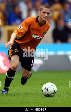 Soccer - FA Barclaycard Premiership - Wolverhampton Wanderers v Chelsea. Joey Gudjonsson, Wolverhampton Wanderers Stock Photo