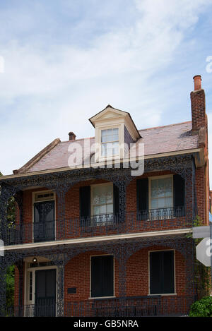 Natchez under the Hill by the mighty Mississippi River Stock Photo